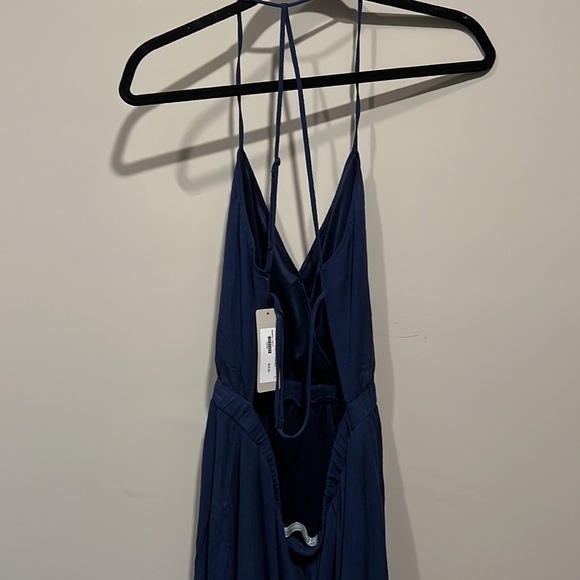 COPY - NWT navy backless Lizard thicket dress M - Picture 3 of 3